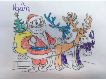 BỘ SƯU TẬP TRANH VẼ ÔNG GIÀ NOEL TỪ CÁC BÉ TẠI BUỔI NGOẠI KHÓA - VIETCI